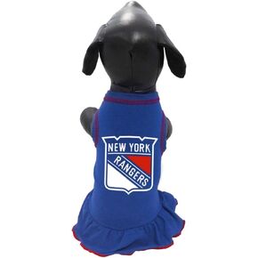 All Star Dogs NHL Unisex NHL New York Rangers Dog Cheerleader Dress