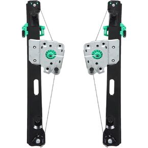 51357140589 51357140590 2 Piece Set Power Window Regulator Without Motor Rear Row Left and Right Replacement for BMW E90 E91 325i 328i 330i 335i