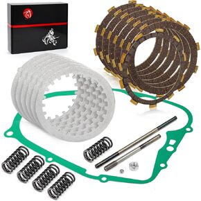 Clutch PUSH ROD & BALL Kit & Clutch Kit Heavy Duty Springs Gasket Compatible with Yamaha Blaster 200 1988-2006