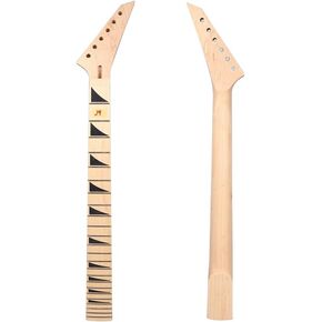 Unfinished Maple guitar neck 24 fret 25.5inch Shark Fin Inlay Truss Rod Install (24fret)