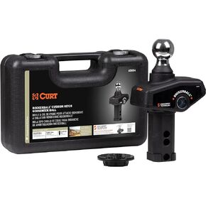 CURT 60654 RockerBall 2-5/16-Inch Cushion Hitch Gooseneck Ball, 30,000 lbs,Black
