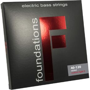 S.I.T. Strings FN540120L Foundations Nickel Bass Guitar Strings, 5-String Custom Light