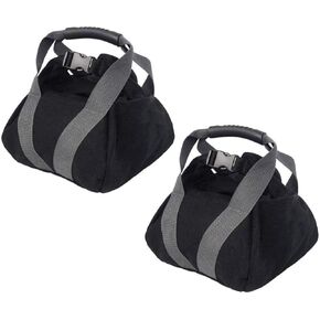 2 Pcs Adjustable Heavy Fitness Power Sandbag, Portable Adjustable Canvas Sand Kettlebell Soft Sand Bag, Weightlifting Dumbbell for Home Training, Fitness, Yoga Workout