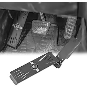 JL Dead Pedal, Gladiator Dead Pedal Diver Left Side Foot Rest Kick Panel Compatible with Jeep Wrangler JL/Gladiator JT 2018-2023+ (NOT Fit for 4xe Model)