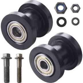 8mm and 10mm Chain Roller Pulley Tensioner Wheel Guide Per for Motorcycle Mini Bike Atv 125cc 140cc 160cc SSR XR125 CRF50 KLX110 Pitster Pit Dirt Bike Parts（BLACK）…