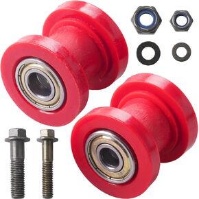 8mm and 10mm Chain Roller Pulley Tensioner Wheel Guide Per for Motorcycle Mini Bike Atv 125cc 140cc 160cc SSR XR125 CRF50 KLX110 Pitster Pit Dirt Bike Parts（BLACK）…