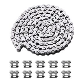 #35 Drive Roller Chain 140 Link for Baja Doodle Bug Racer Blitz DB30 Coleman CT100U CC100X RT100 98cc 100cc 2.8hp Mini Bike Monster Mega Moto 80cc 105cc Motovox MBX10 MBX11 212cc Go Kart Parts