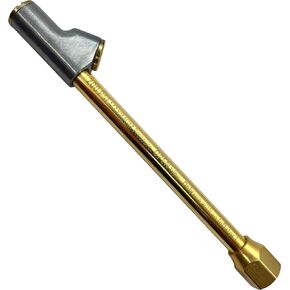 Extended Reach Dual Head Air Chuck 1/4 Inch FNPT. Professional Tire Air Chuck 200 PSI Pressure Semi Truck Accessories, Dually Tire Chuck, RV Accessories. Open Chuck for Inflator Gauge.