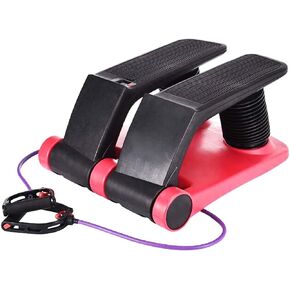 INTBUYING Stepper Climber Fitness Machine Resistant Cord Step Aerobics Machine Portable Stair Stepper Exercise Equipment Exercise Slimming Machine Steppers for Exercise