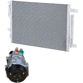لضاغط التيار المتردد دودج دارت 2013 مع مكثف ومجفف مكيف الهواء - BuyAutoParts 61-97133R3 جديد