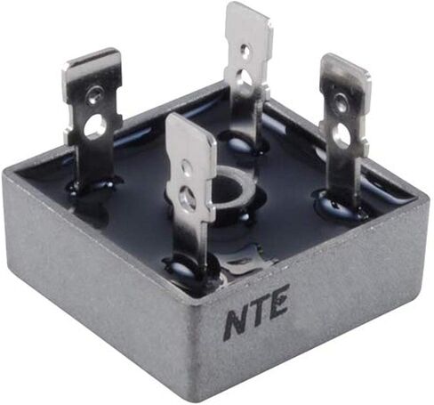 NTE5328 Full Wave Single Phase Bridge Rectifier with Quick Connect Leads, 25 Amps, 1000V Maximum Recurrent Peak Reverse Voltage in Saudi Arabia