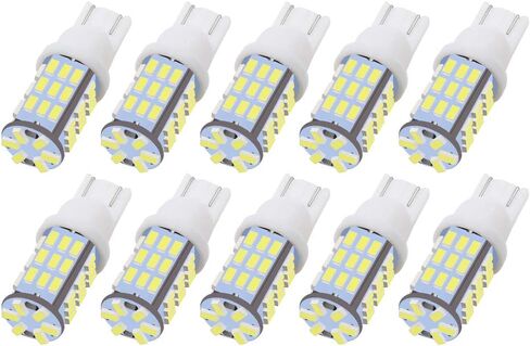 10pcs Super Bright RV Trailer 921 194 T10 3014 42-SMD 12V Car Backup Reverse LED Bulbs Width LED Lights 6000K Xenon White. in Kuwait