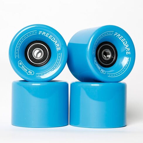 FREEDARE Skateboard Wheels 60mm 83a with Bearings and Spacers Cruiser Wheels (Pack of 4) in Saudi Arabia