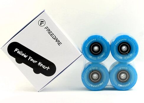 FREEDARE Skateboard Wheels 60mm 83a with Bearings and Spacers Cruiser Wheels (Pack of 4) in Saudi Arabia