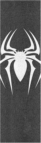 شريط قبضة لوح التزلج، رمز العنكبوت، شريط قبضة لوح التزلج، شريط قبضة لوح التزلج مقاس 33 بوصة × 9 بوصة، خالٍ من الفقاعات، شريط قبضة مضاد للانزلاق مقاوم للماء، شريط قبضة سكوتر in Kuwait