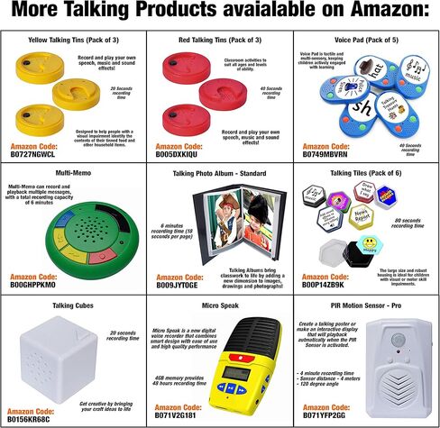 المنتجات الناطقة، ألبوم الصور الناطق القابل للتسجيل الصوتي وMP3. ساعتين من وقت التسجيل. غطاء من الجلد الصناعي و20 صفحة مقاس 7×5 بوصة. قم بإنشاء كتاب الذكريات الخاص بك أو كتاب الترحيب للتبني (إصدار فاخر) in Kuwait