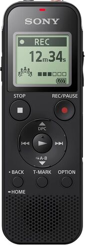 مسجل صوت رقمي ستيريو ICD-PX470 من سوني مع حزمة USB مدمجة مع بطاقة microSD سعة 32 جيجابايت وحقيبة حمل صلبة (3 عناصر) in Saudi Arabia