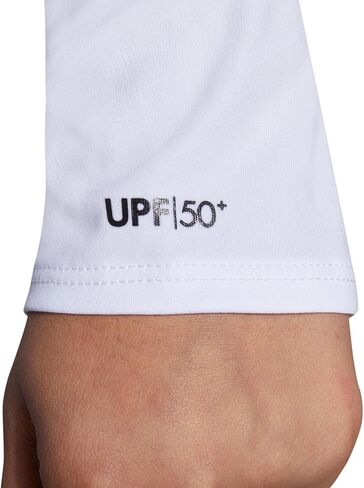 Hurley Girls' Long Sleeve Dri-Fit UPF 50+ Shirt (5-6, White) in Saudi Arabia