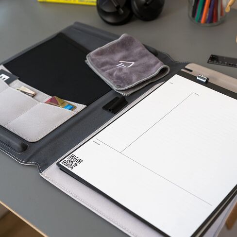 Rocketbook Capsule Cover for Orbit Executive - 100% Recyclable Cover with Pen Holder, Magnetic Clasp & Inner Storage - Black in Saudi Arabia