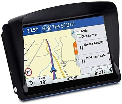 GPS Navigator للسيارة، أحدث خريطة لعام 2024، شاشة لمس 7 بوصة للسيارة GPS 256-16 جيجابايت، توجيه اتجاه الدوران الصوتي، دعم السرعة وتحذير من الضوء الأحمر in Kuwait