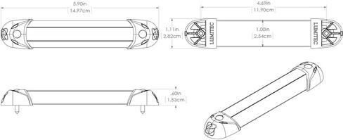 Mini Rail 2 LED Utility Light, Interior or Exterior in Kuwait