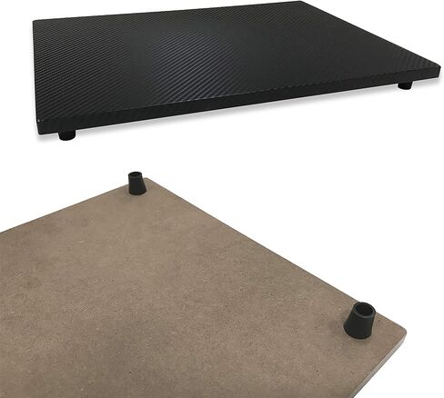 نظام عربة تخزين متنقلة من أتلانتيك، مع أرفف وسلال قابلة للتبديل، إطار فولاذي مطلي بالكامل، 3 طبقات، عجلات دوارة للتنقل، PN 23350329، باللون الأسود in Kuwait