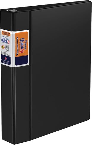 مجلد تجاري عالي التحمل، مجلد ذو 3 حلقات على شكل حرف D، أسود، 3 بوصة in Kuwait