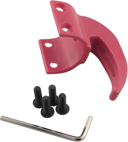 1Set Shopping Cart Front Hook Solid Plastic Electric Scooter Rack Hook for Shopping Bags Water Bottles Helmet Hanging Red in Saudi Arabia