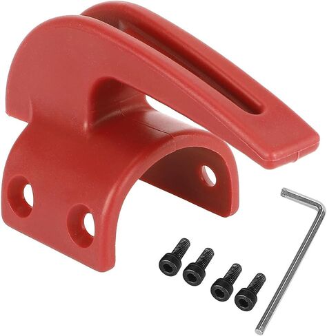 1Set Shopping Cart Front Hook Solid Plastic Electric Scooter Rack Hook for Shopping Bags Water Bottles Helmet Hanging Red in Saudi Arabia