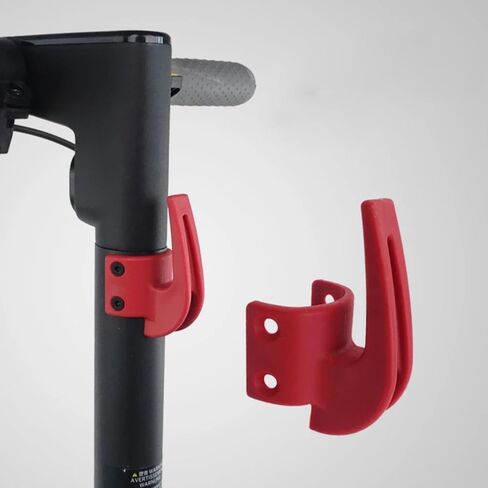 1Set Shopping Cart Front Hook Solid Plastic Electric Scooter Rack Hook for Shopping Bags Water Bottles Helmet Hanging Red in Saudi Arabia