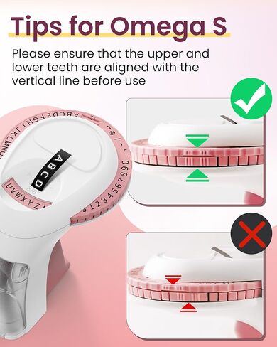 Embossed Label Maker, Embossing Label Maker in Macaron Teen Colors, Vintage Embossed Label Maker,Label Maker Machine with 6 Rolls of Color Labels for Home, Kitchen, School and Office in Saudi Arabia