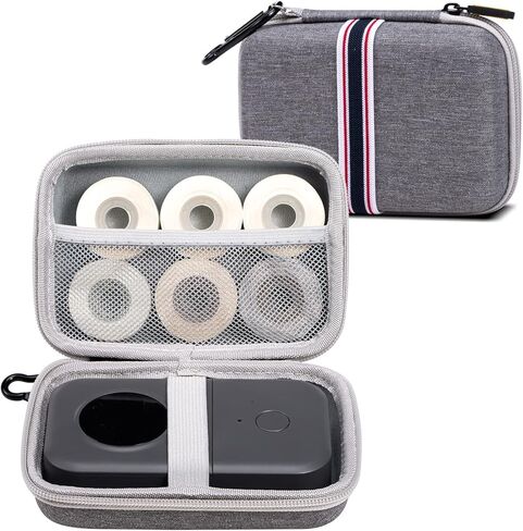 Phomemo Hard Carry Label Printer Case- Mini Label Maker Cover D30/P21/M110/M02/T02 Bluetooth Label Maker, Black in Kuwait
