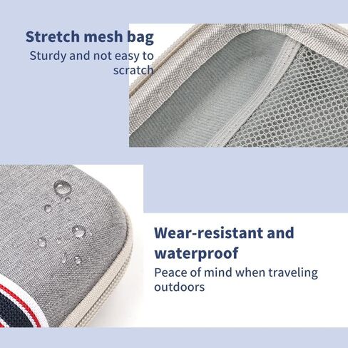 Phomemo Hard Carry Label Printer Case- Mini Label Maker Cover D30/P21/M110/M02/T02 Bluetooth Label Maker, Black in Kuwait