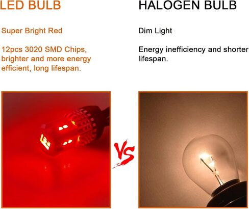 LED Front/Rear Turn Signal Light Bulbs 1156 LED Bulbs Amber Yellow 400% Brighter 7506 1156A 1003 1141 P21W LED Bulb for Blinker Parking Side Marker Brake Lights, Pack of 2 in Saudi Arabia