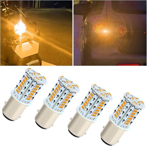 BESULEN 1157 Car LED Bulbs, 4PCS Super Bright LED Backup Reverse Lights, 12V Brake Stop Signal Light Lamp Bulb LED Tail Brake Signal Rear Lamp, Car Replacement for Trucks Motorcycles in Saudi Arabia