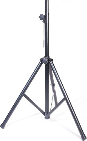 حامل مكبر صوت عالمي بطول 6.65 قدم حامل مكبر صوت DJ Mount PA حامل ثلاثي القوائم عالي التحمل مع ارتفاع قابل للتعديل من 46 بوصة إلى 80 بوصة مُصنف بوزن 150 رطل قفل أمان من الفولاذ من أجل الثبات in Kuwait