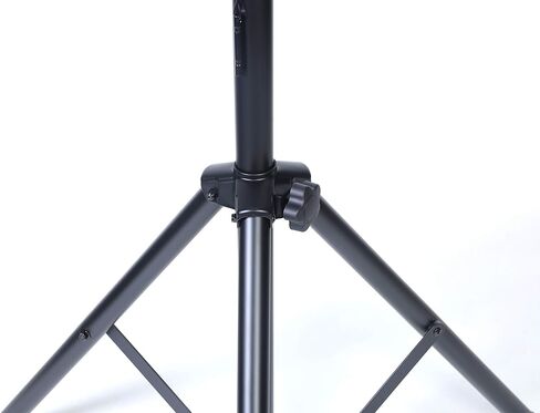 حامل مكبر صوت عالمي بطول 6.65 قدم حامل مكبر صوت DJ Mount PA حامل ثلاثي القوائم عالي التحمل مع ارتفاع قابل للتعديل من 46 بوصة إلى 80 بوصة مُصنف بوزن 150 رطل قفل أمان من الفولاذ من أجل الثبات in Kuwait