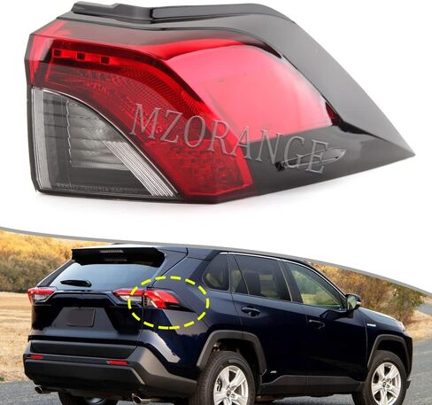 الذيل ضوء الفرامل الخلفية مصباح لتويوتا RAV4 2019 2020 2021 (الجانب الأيمن للركاب) in Saudi Arabia
