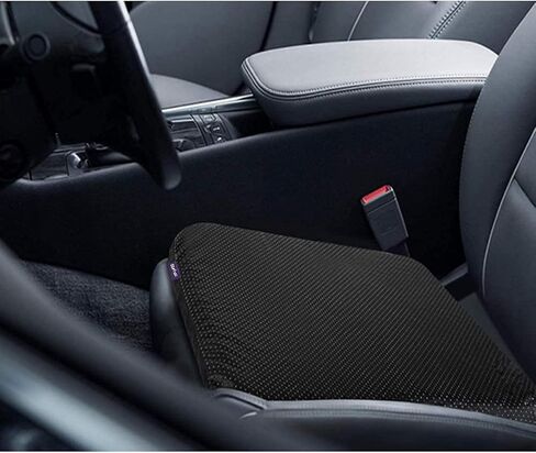 وسادة مقعد جل للجلوس لفترة طويلة - وسادة مقعد السيارة على شكل بيضة لكرسي المكتب مع غطاء غير قابل للانزلاق للظهر والعصعص ووسادة تخفيف آلام عظم الذيل - قرص العسل لتقليل الضغط مصمم للراحة in Kuwait