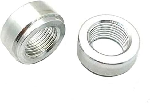 2 Pcs 1/2" NPT Female Weld On Bung Aluminum Pipe Thread Pipe Fitting Adapter Car Accessories,Use With Fuel, Oil, Gas and Water in Saudi Arabia