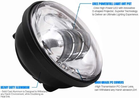 For Road king passing lights Led fog light - Motorcycle 4.5 inch Auxiliary Light Projector Driving Lamp for Road king Electra Glide Softail H-D Fatboy Electra Glide Screamin' Eagle in Saudi Arabia