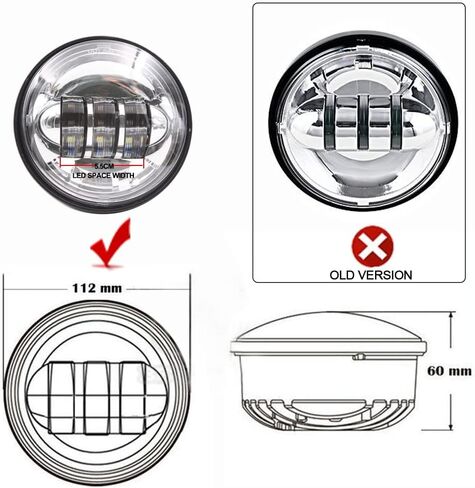 For Road king passing lights Led fog light - Motorcycle 4.5 inch Auxiliary Light Projector Driving Lamp for Road king Electra Glide Softail H-D Fatboy Electra Glide Screamin' Eagle in Saudi Arabia