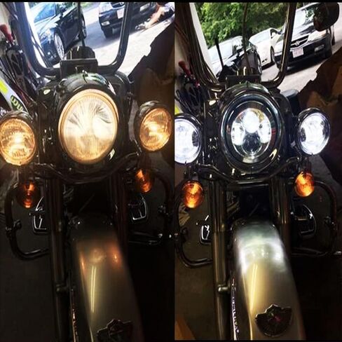 For Road king passing lights Led fog light - Motorcycle 4.5 inch Auxiliary Light Projector Driving Lamp for Road king Electra Glide Softail H-D Fatboy Electra Glide Screamin' Eagle in Saudi Arabia