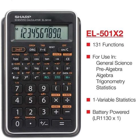 حاسبة شارب EL501X2BWH الهندسية/العلمية in Saudi Arabia