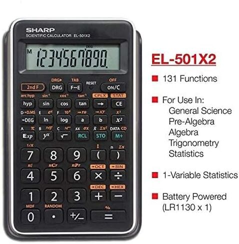 حاسبة شارب EL501X2BWH الهندسية/العلمية in Saudi Arabia