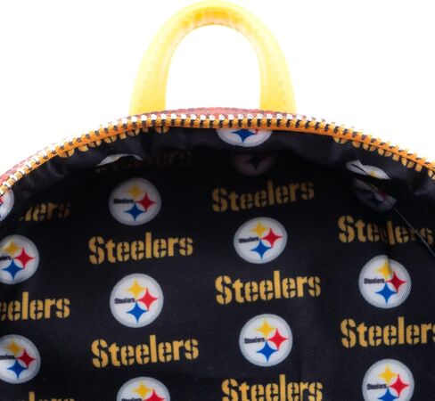 Loungefly NFL: حقيبة ظهر تحمل شعار Pittsburgh Steelers Pigskin in Kuwait