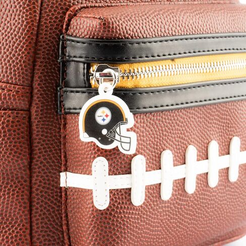 Loungefly NFL: حقيبة ظهر تحمل شعار Pittsburgh Steelers Pigskin in Kuwait