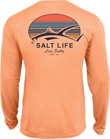 Salt Life Girls' Tuna Tribe Youth Long Sleeve Performance Fit Shirt in Saudi Arabia