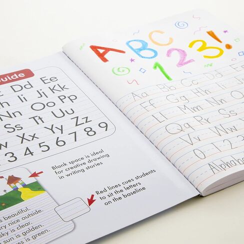 BAZIC كتاب تكوين المجلة الابتدائية الرخام، 100 ورقة الرسم والكتابة الدرجات K- 2 دفتر يوميات شركات أجهزة الكمبيوتر المحمولة لمدرسة رياض الأطفال، 2-حزمة in Saudi Arabia