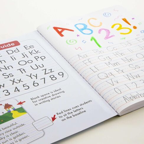 BAZIC كتاب تكوين المجلة الابتدائية الرخام، 100 ورقة الرسم والكتابة الدرجات K- 2 دفتر يوميات شركات أجهزة الكمبيوتر المحمولة لمدرسة رياض الأطفال، 2-حزمة in Saudi Arabia